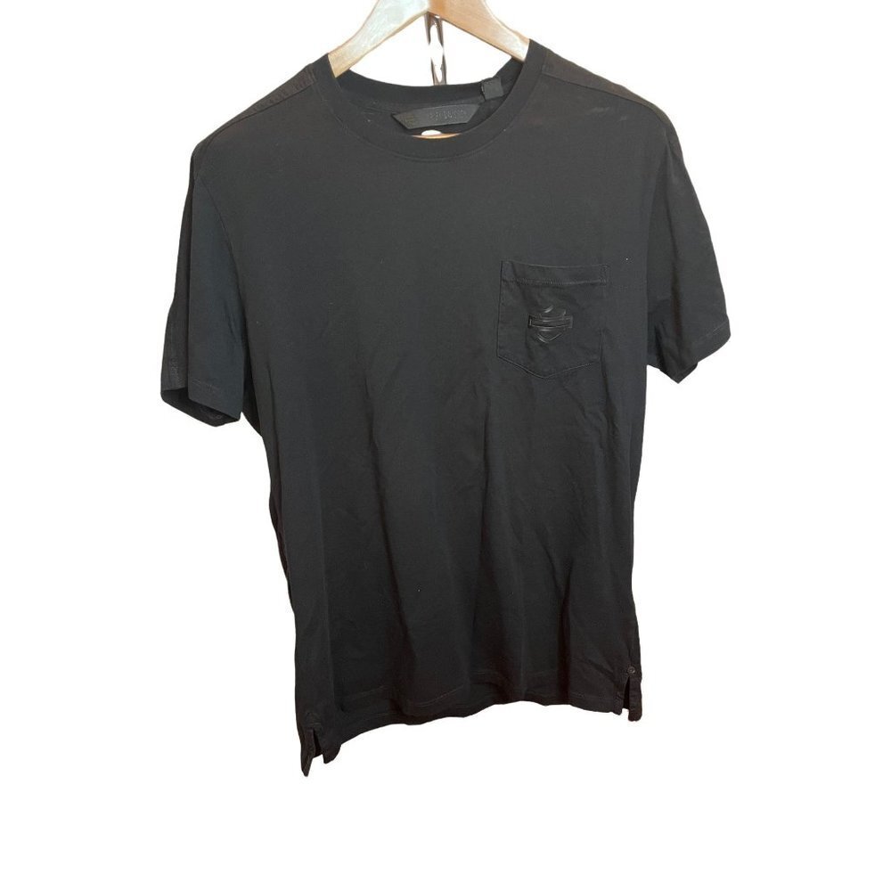 Harley-Davidson NWT Solid Black Pocket Short-Sleeve T-Shirt Sz L